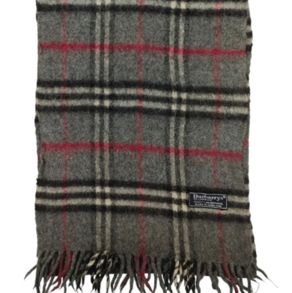 🧧Burberry Tarten 100% Lambswool Scarf🔮GIFT - Picture 6 of 9